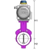 Automatiseringsset ChemValve vlinderklep&nbsp;&nbsp;|&nbsp;&nbsp;ChemValve KP-1015 / 1016 / 1012